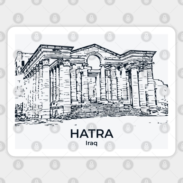 Hatra - Iraq Magnet by Lakeric